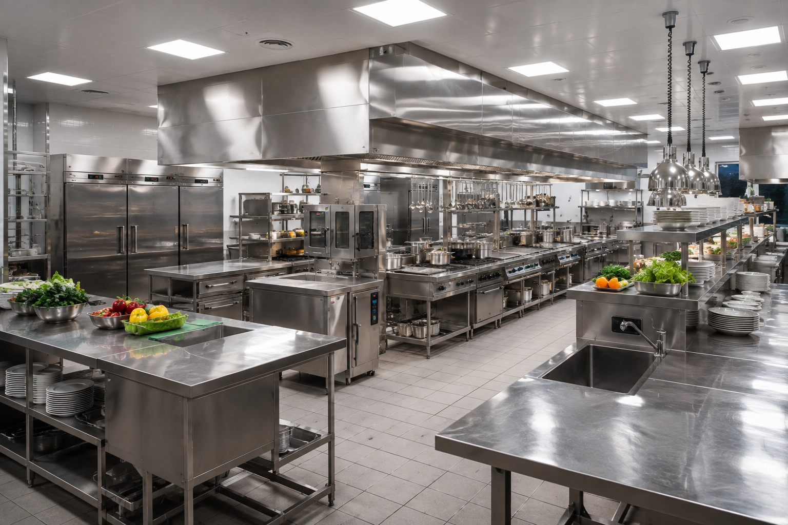 Cocina de hotel equipada por San-Son